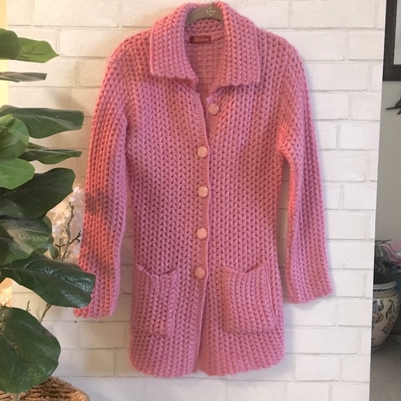 Godwin Sweaters - Godwin Vintage Pink Sweater